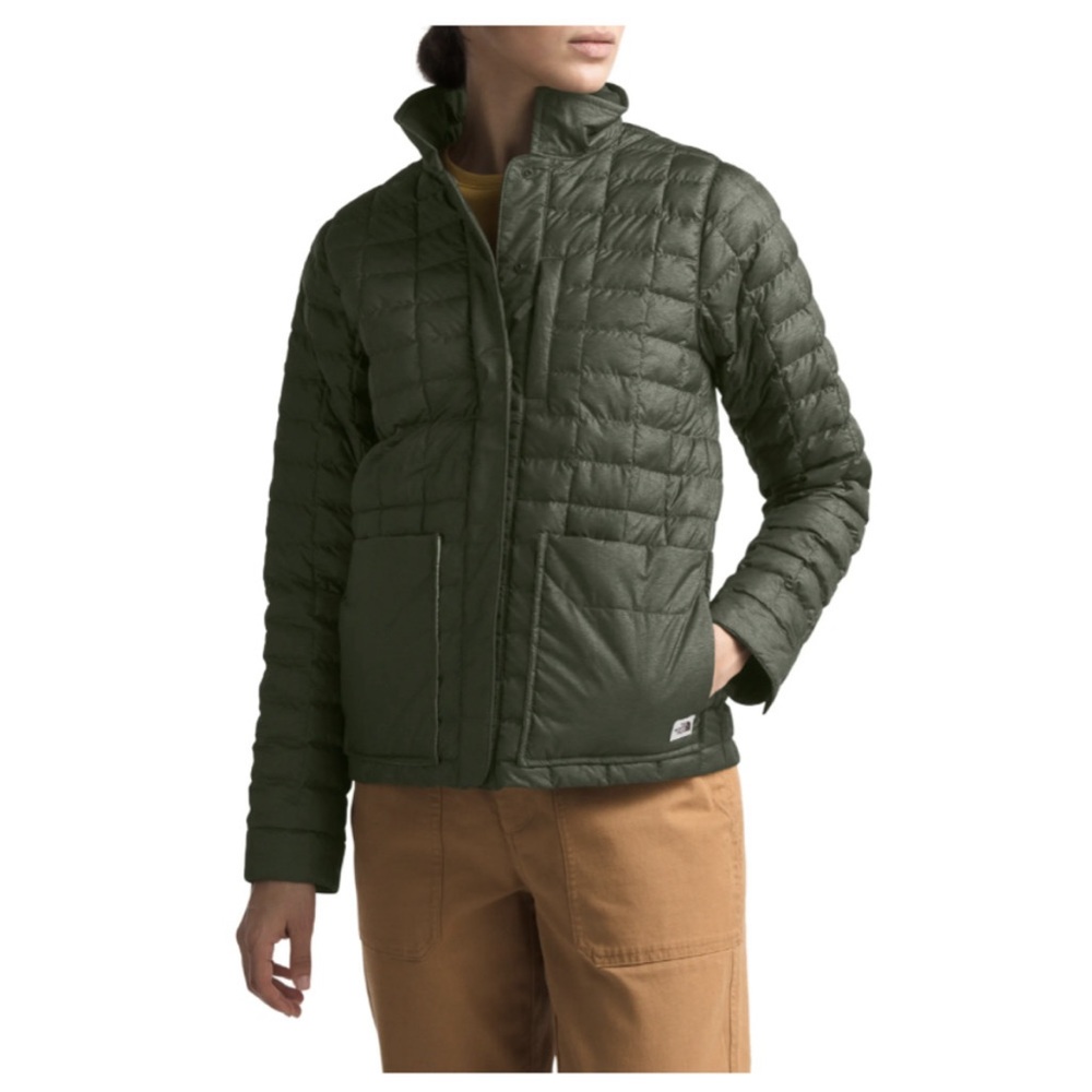 The North Face Thermoball Eco Snap Green Puffer Jacket